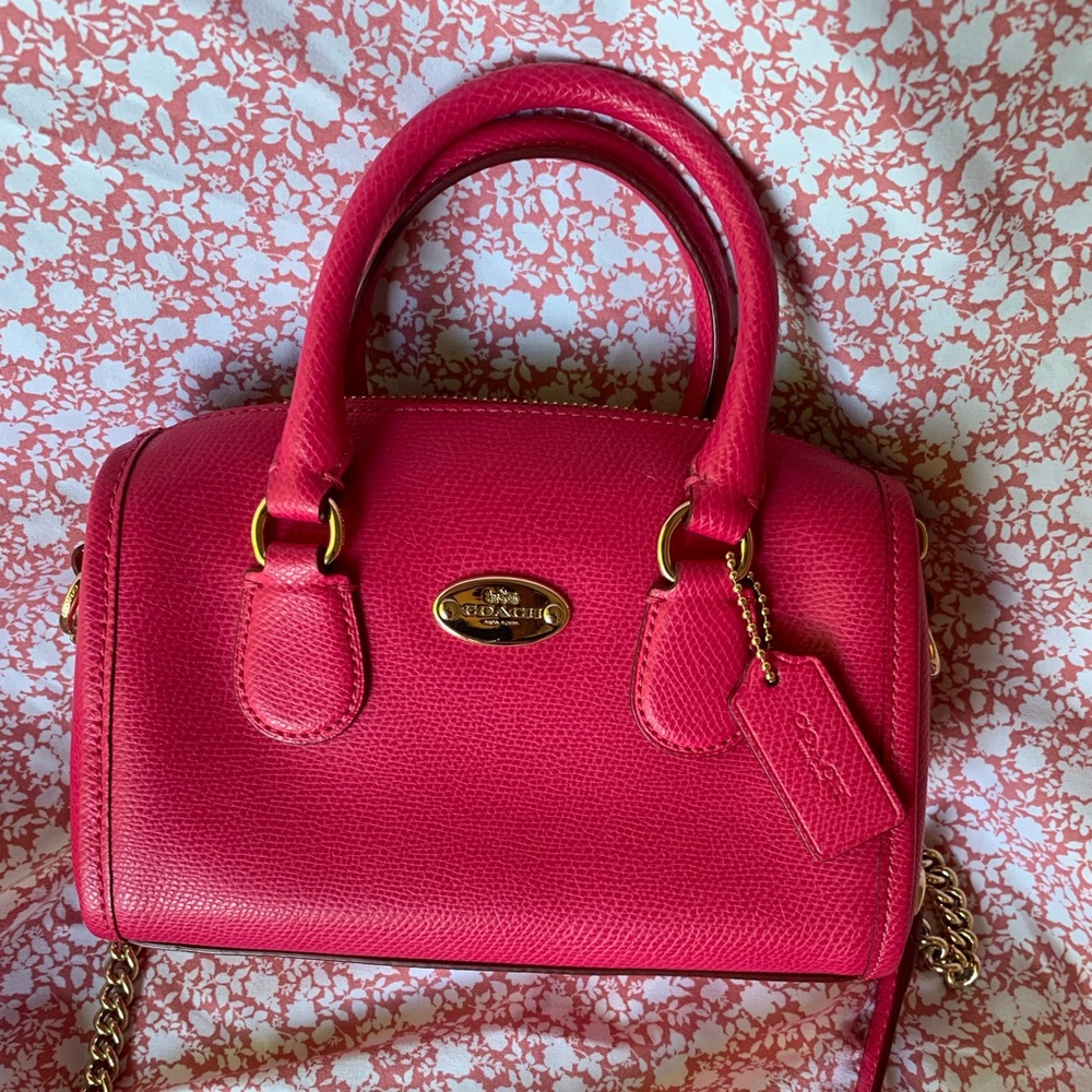 Coach hot pink/fuchsia purse